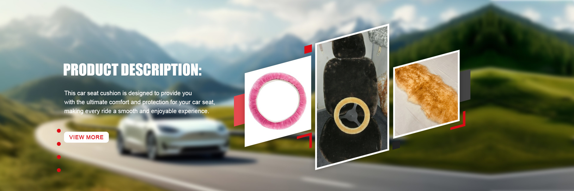 ποιότητας Δέρμα προβάτου μαξιλάρι καθίσματος αυτοκινήτου εργοστάσιο